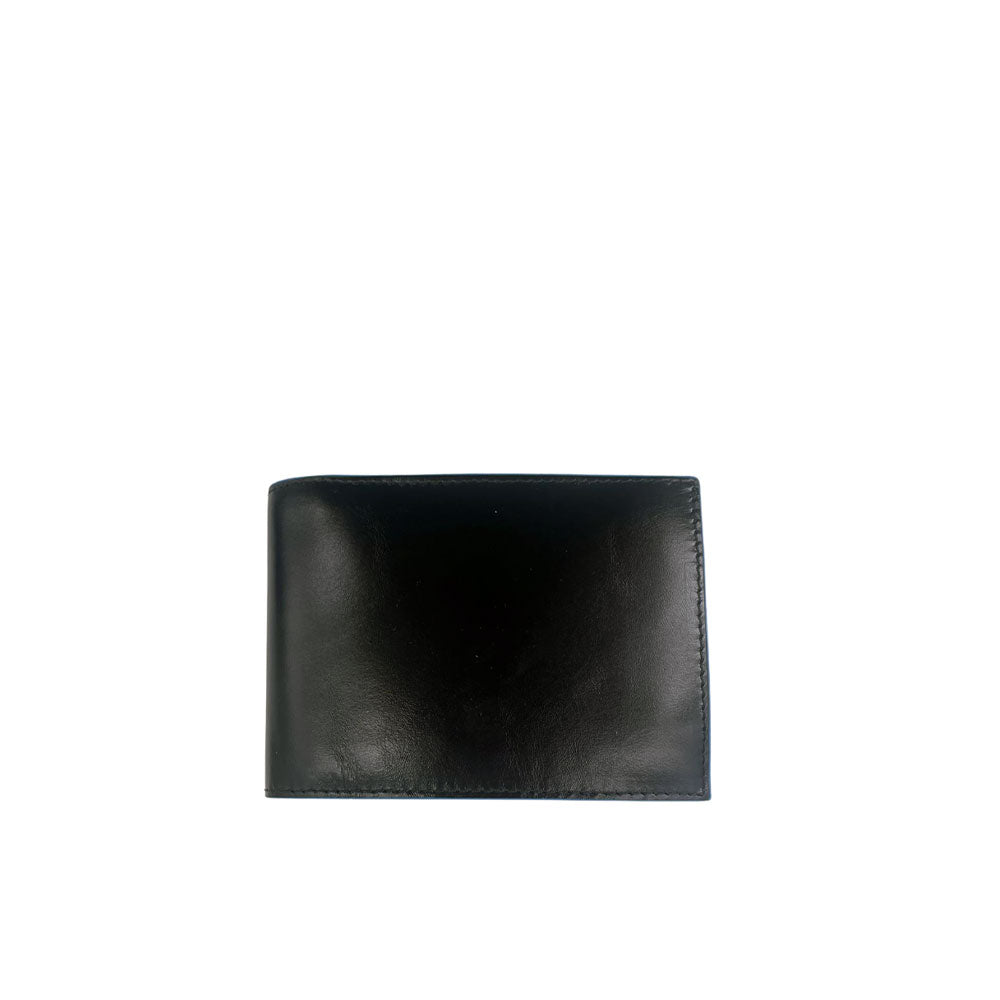 Blue Square Piquadro wallet for men, featuring a sleek design and high-quality materials, displayed on a neutral background.