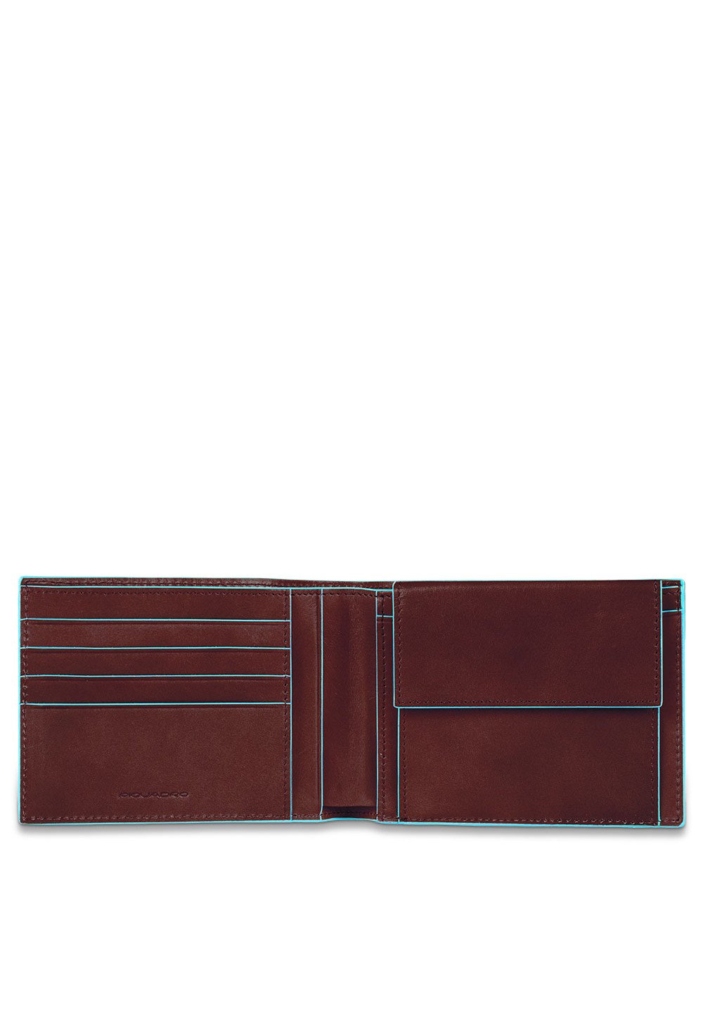 Portafoglio uomo con portamonete in pelle Blue Square Piquadro - MYLILLY