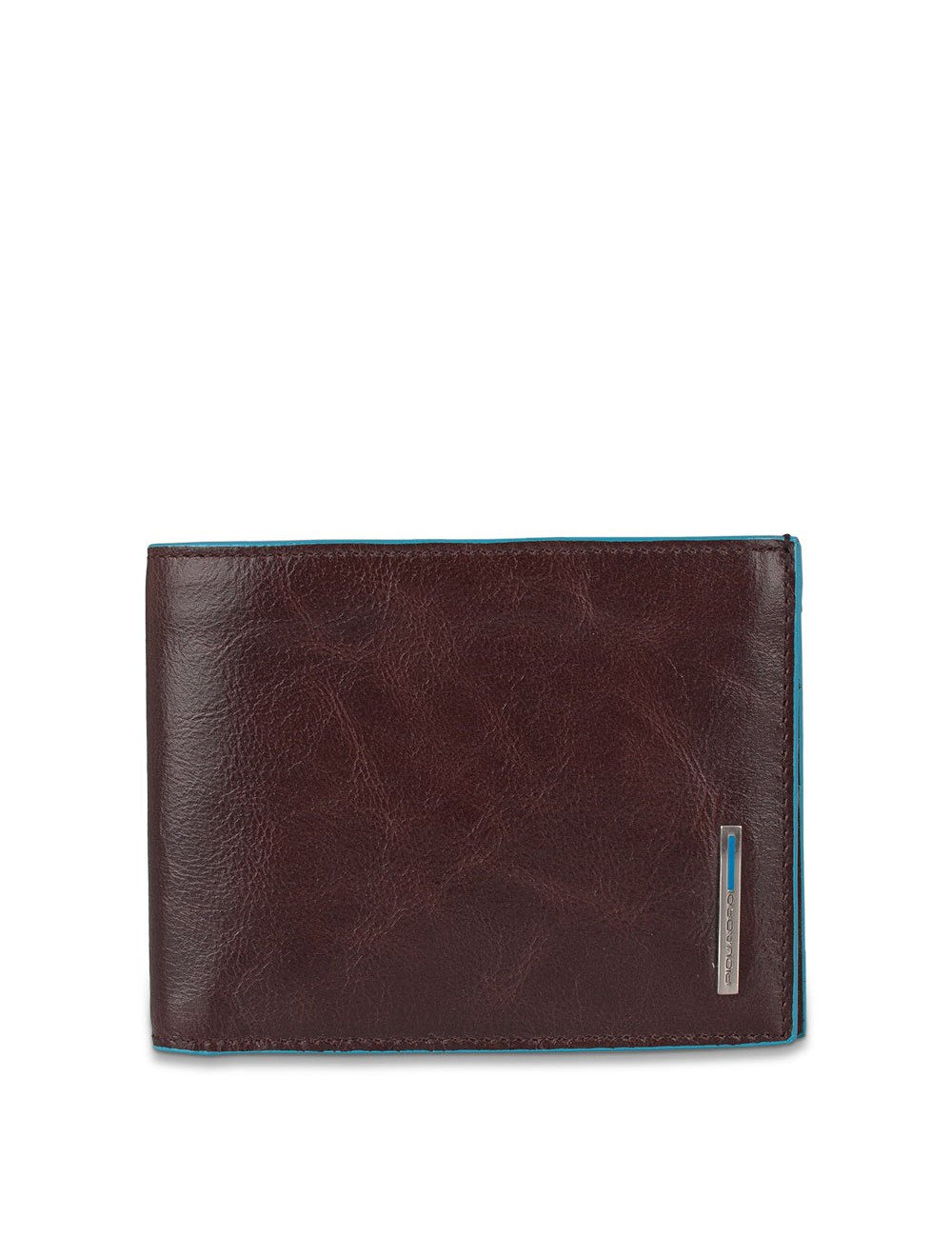 Portafoglio uomo con portamonete in pelle Blue Square Piquadro - MYLILLY