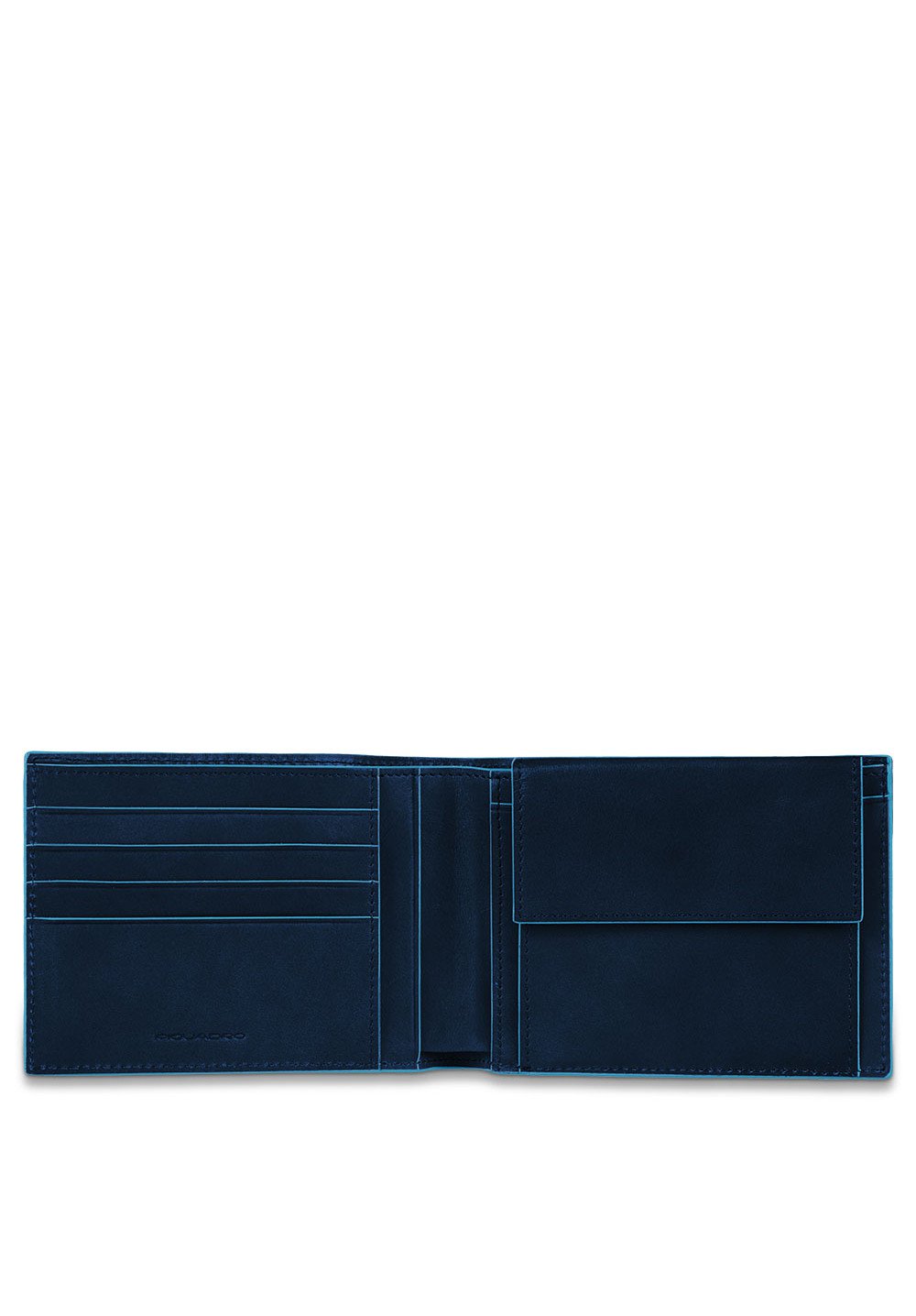 Portafoglio uomo con portamonete in pelle Blue Square Piquadro - MYLILLY
