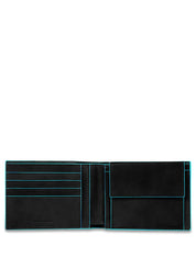 Portafoglio uomo con portamonete in pelle Blue Square Piquadro - MYLILLY