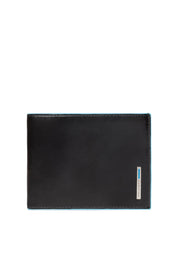 Portafoglio uomo con portamonete in pelle Blue Square Piquadro - MYLILLY