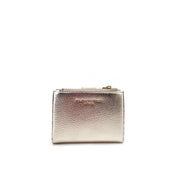 Nannini Wallis women's wallet in textured leather with multiple card slots and a compact design.