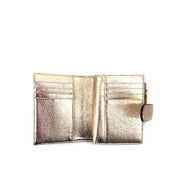 Nannini Wallis women's wallet in leather, stylish accessory with multiple card slots and a sleek design.
