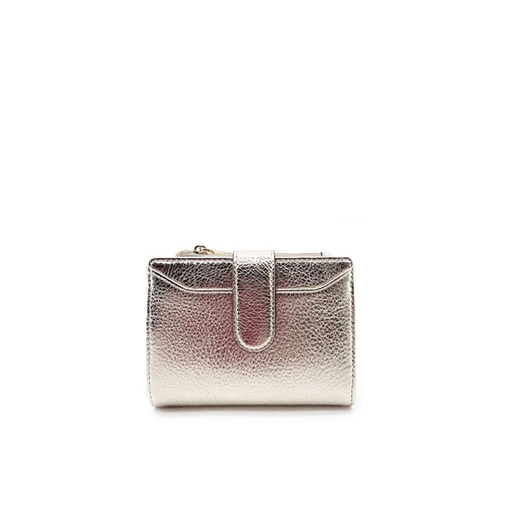 Nannini Wallis women's wallet with multiple card slots, in sleek design, made of high-quality leather.