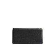 Nannini Wallis women's wallet in leather, showcasing a sleek design with multiple card slots and a zip closure.