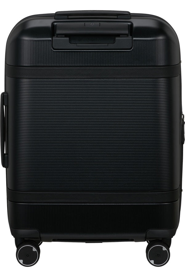 Samsonite cabin trolley luggage, unisex travel accessory with durable hard shell and adjustable handle, suitable for hand luggage.