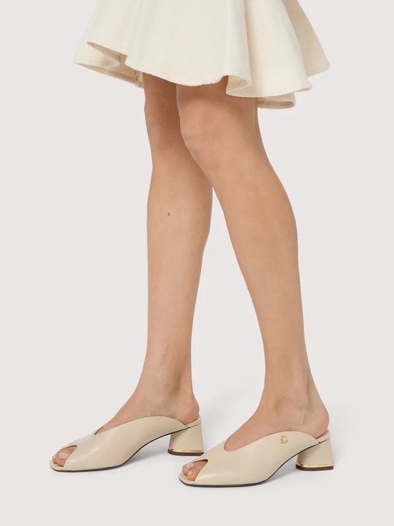 Coccinelle C-Everyday women's sandals with tan leather straps and open toe design, perfect for casual summer wear.