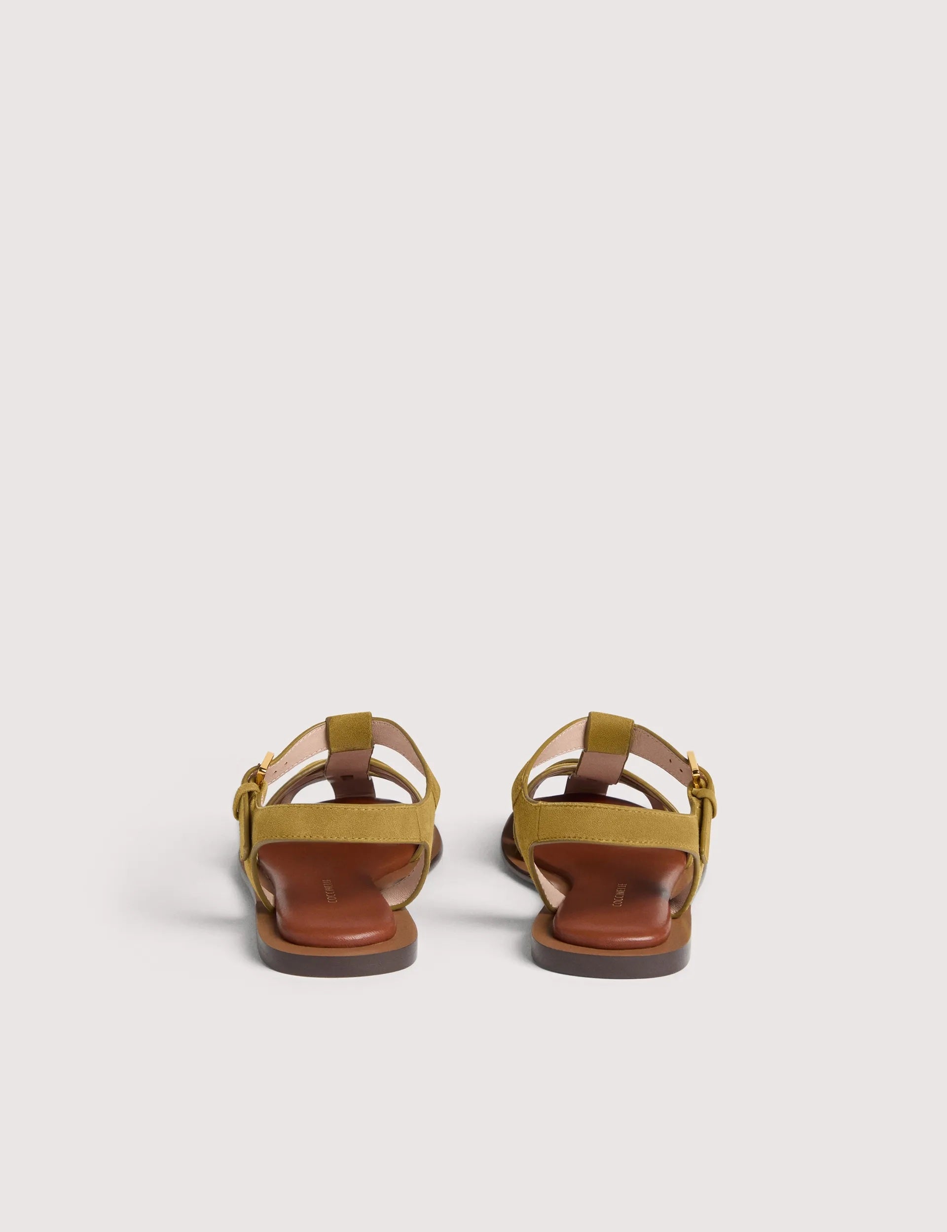 Coccinelle Sunup sandals for women, stylish open-toe footwear with ankle straps and neutral color, perfect for summer outfits.