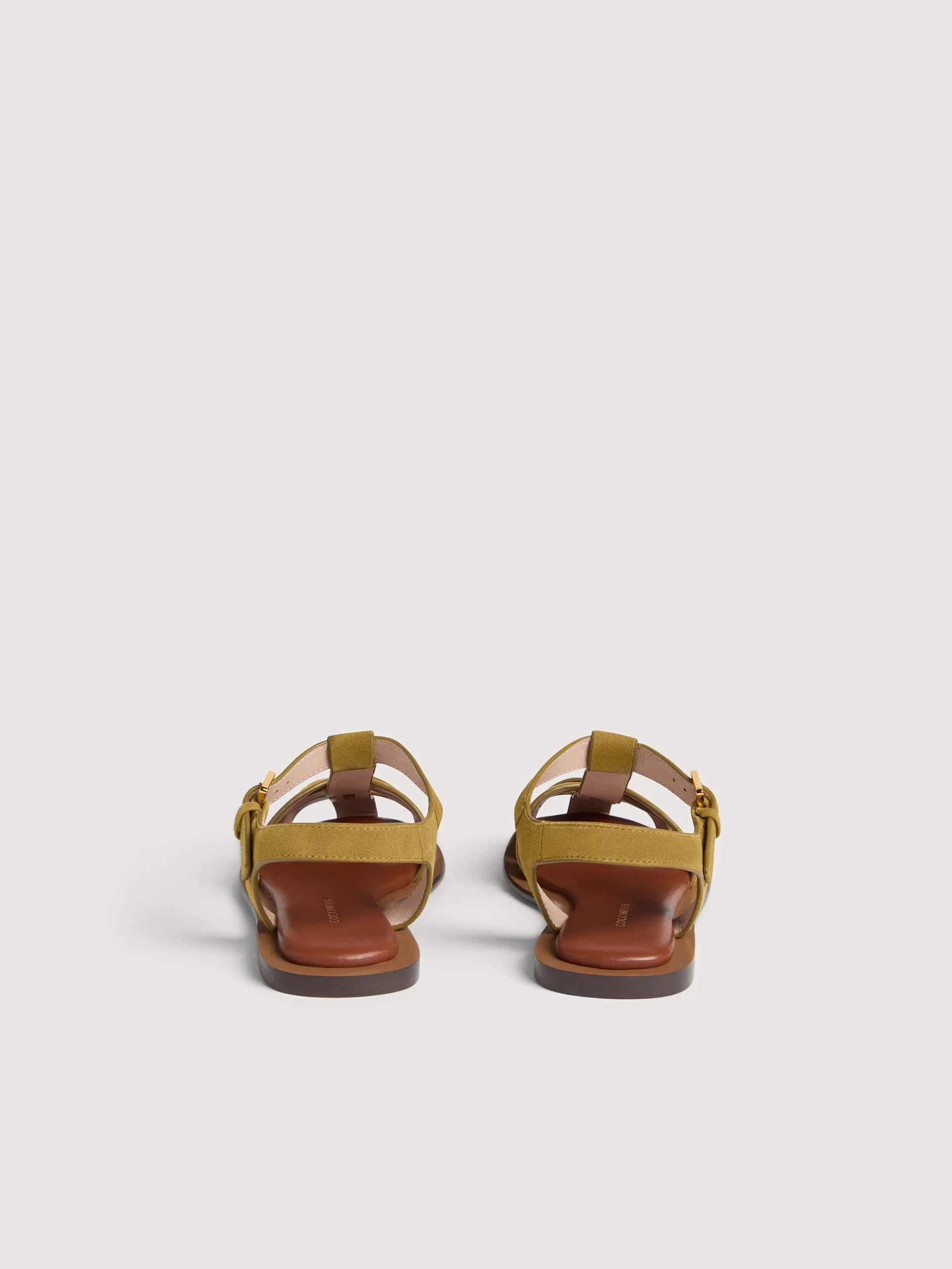 Coccinelle Sunup sandals for women, stylish open-toe footwear with ankle straps and neutral color, perfect for summer outfits.