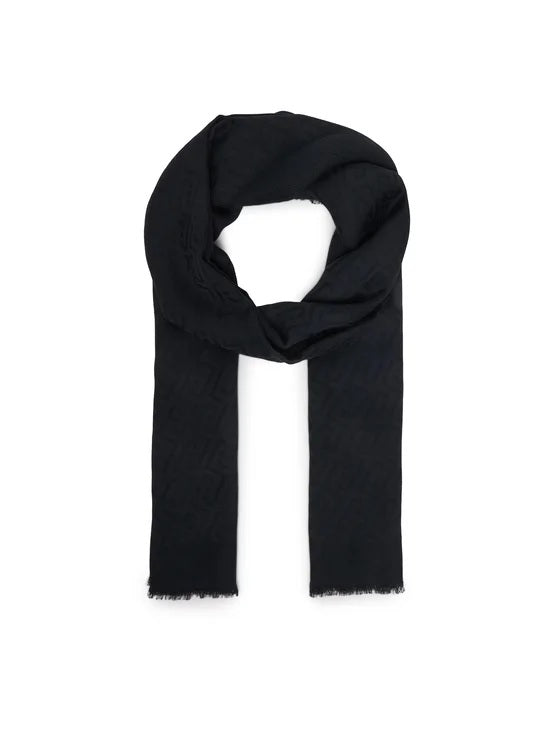 Liu Jo women's scarf in soft fabric, featuring a stylish design and vibrant colors, draped elegantly on a surface.