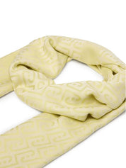 Elegant Liu Jo women's scarf with a chic design, draped stylishly on a neutral background.