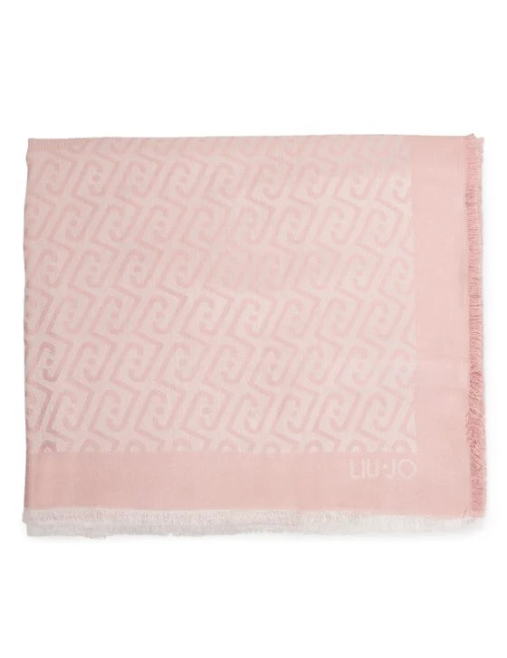 Liu Jo women's scarf in a stylish pattern, draped elegantly, showcasing fabric texture and color blend.