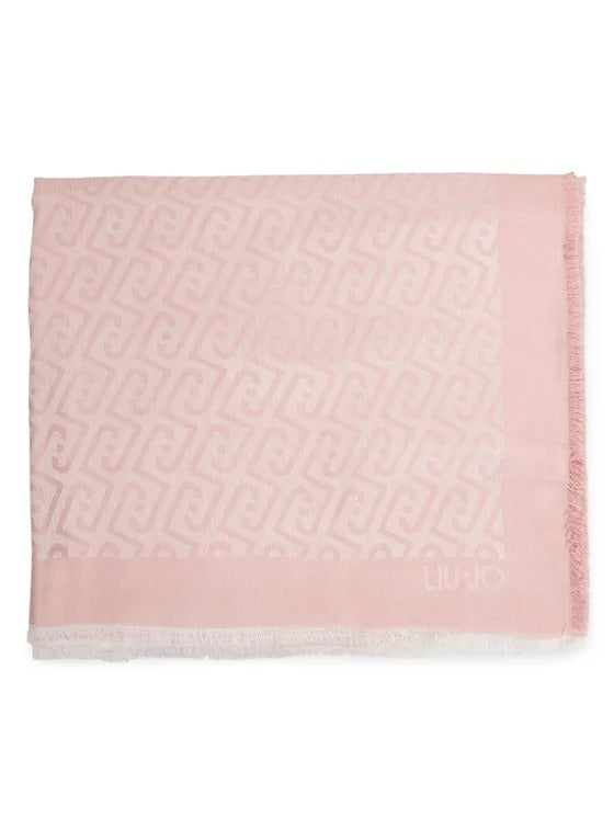 Liu Jo women's scarf in a stylish pattern, draped elegantly, showcasing fabric texture and color blend.