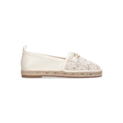 Liu Jo women's slip-on Capri espadrilles with beige fabric and jute sole, casual summer footwear for women.