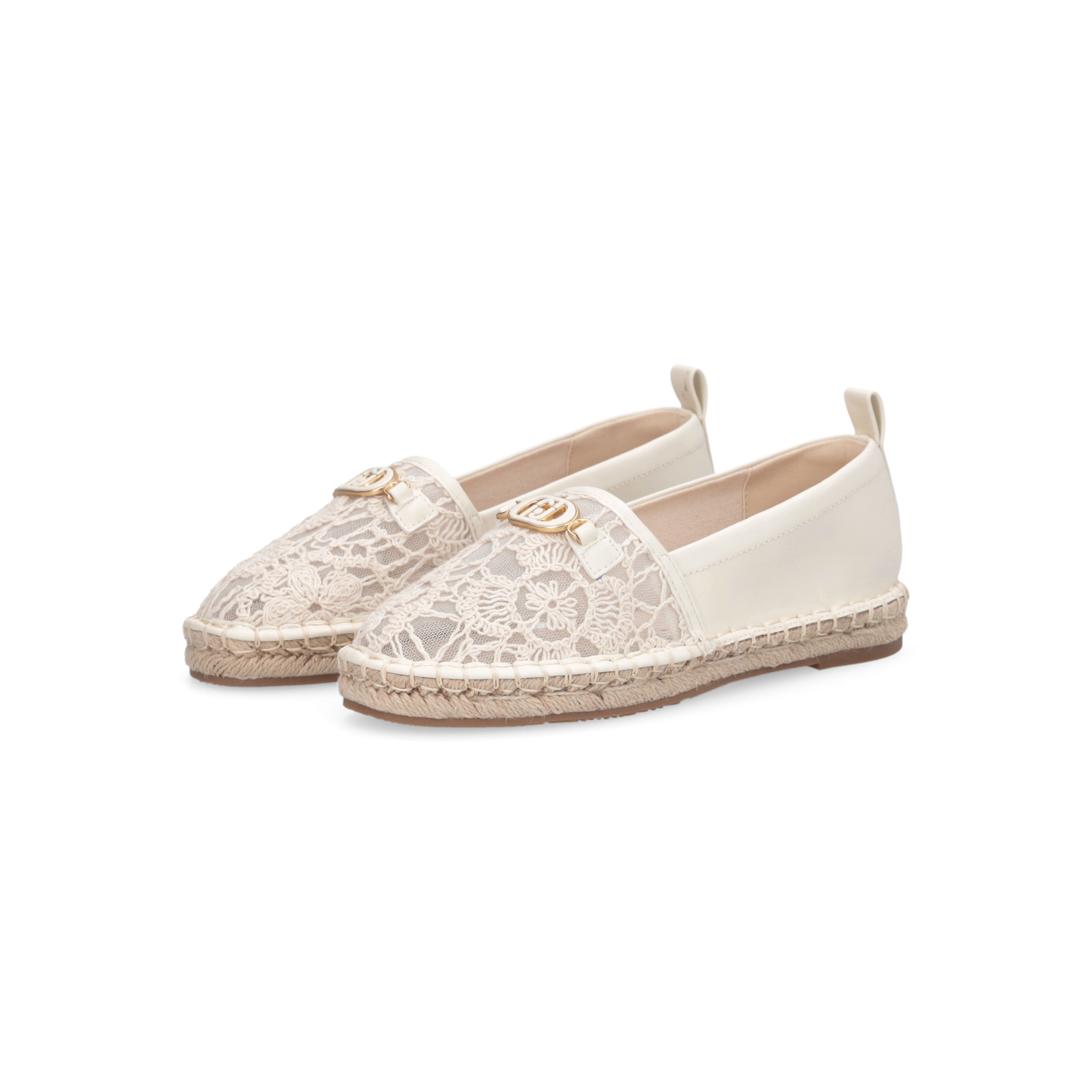 Liu Jo slip-on Capri espadrilles for women featuring a stylish, comfortable design with woven fabric and rubber soles.
