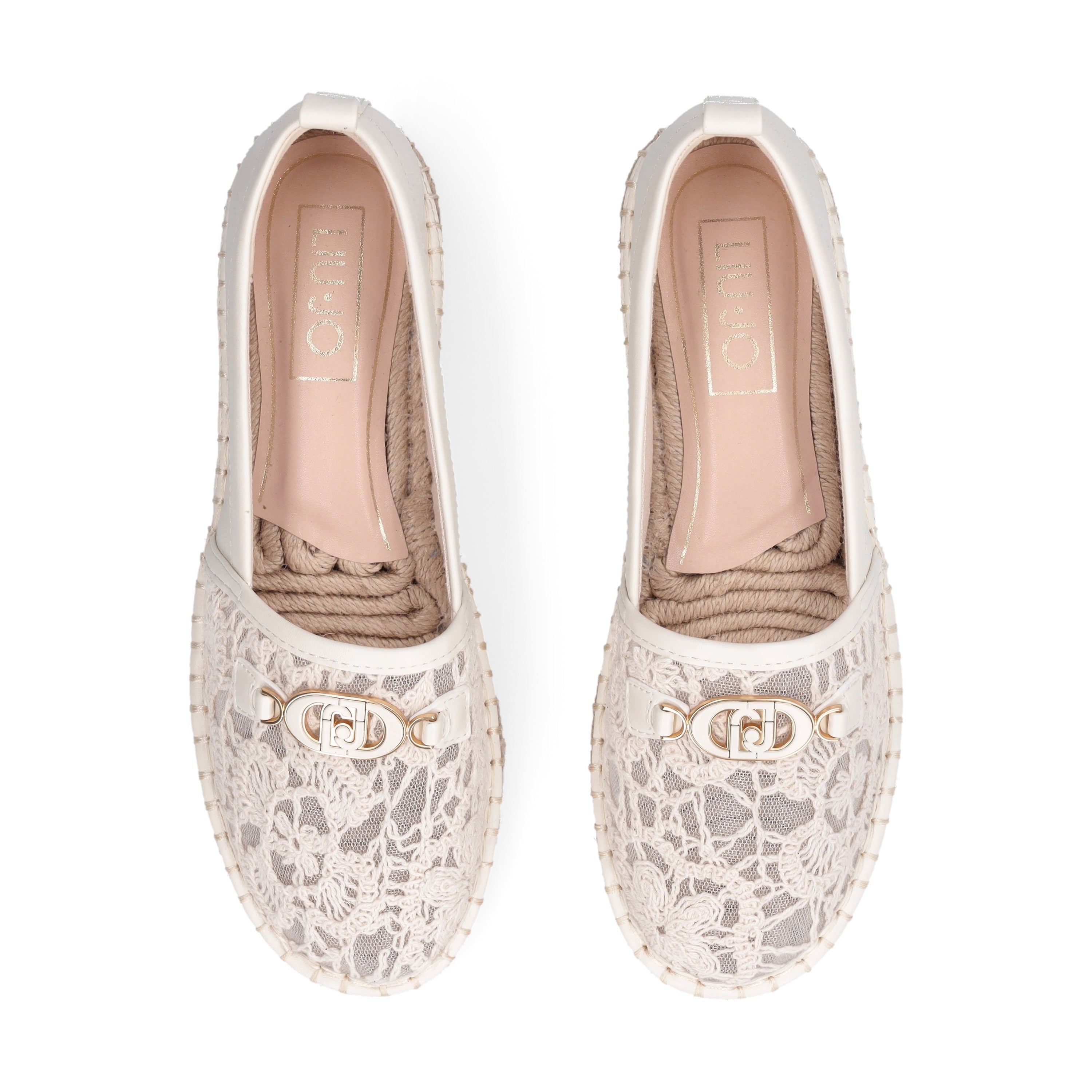 Liu Jo slip-on Capri espadrillas for women, featuring a casual slip-on design with woven fabric and rubber sole.
