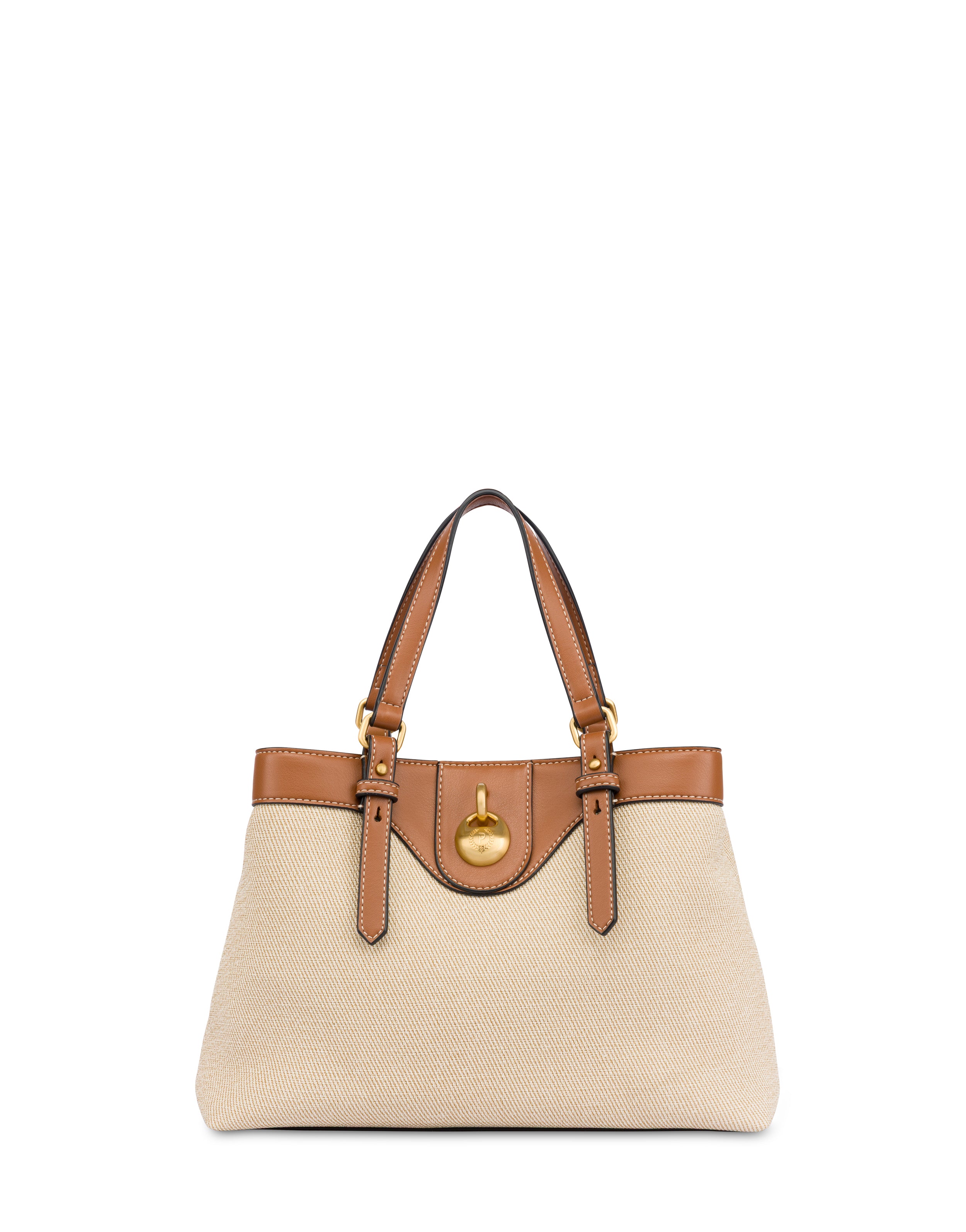 Small Double Handle Bag Drop Canvas Pollini - MYLILLY