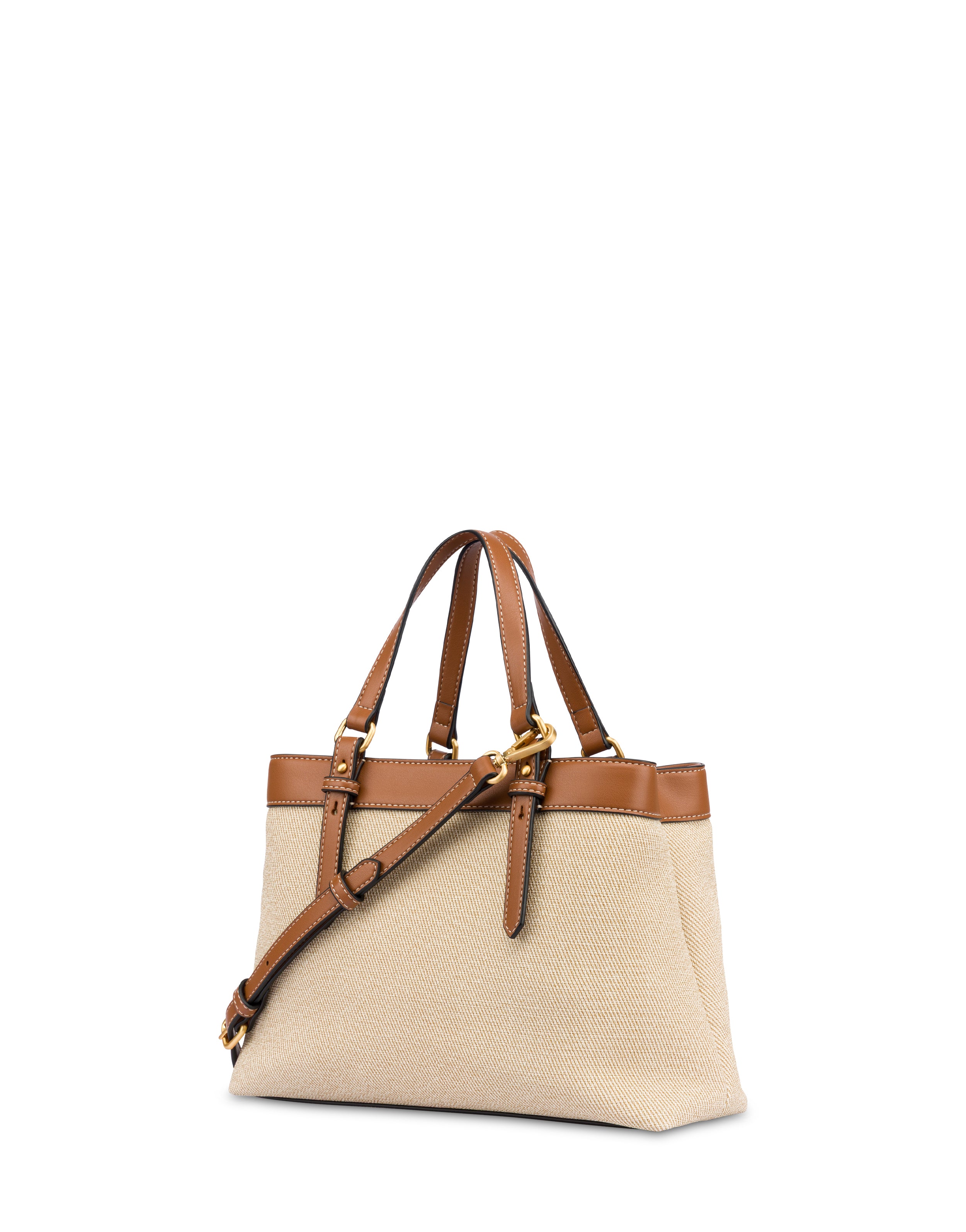 Small Double Handle Bag Drop Canvas Pollini - MYLILLY