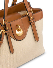 Small Double Handle Bag Drop Canvas Pollini - MYLILLY