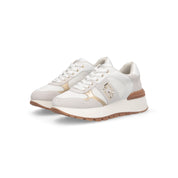 Liu Jo women's sneaker with stylish design, white and pink tones, featuring lace-up closure and branded detailing.