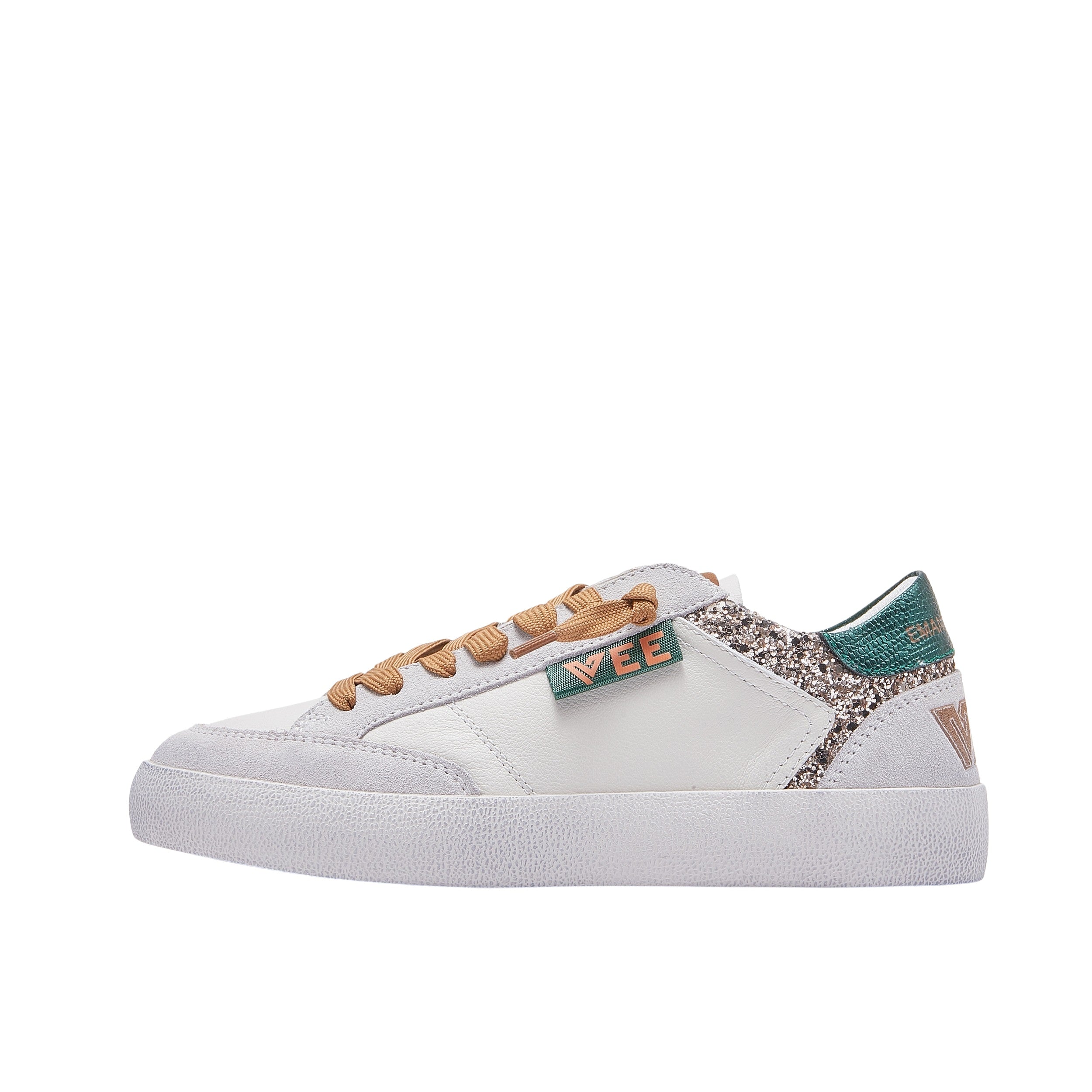 Emanuelle Vee Olivia women's sneakers with stylish design, white and pastel accents, casual footwear for everyday wear.