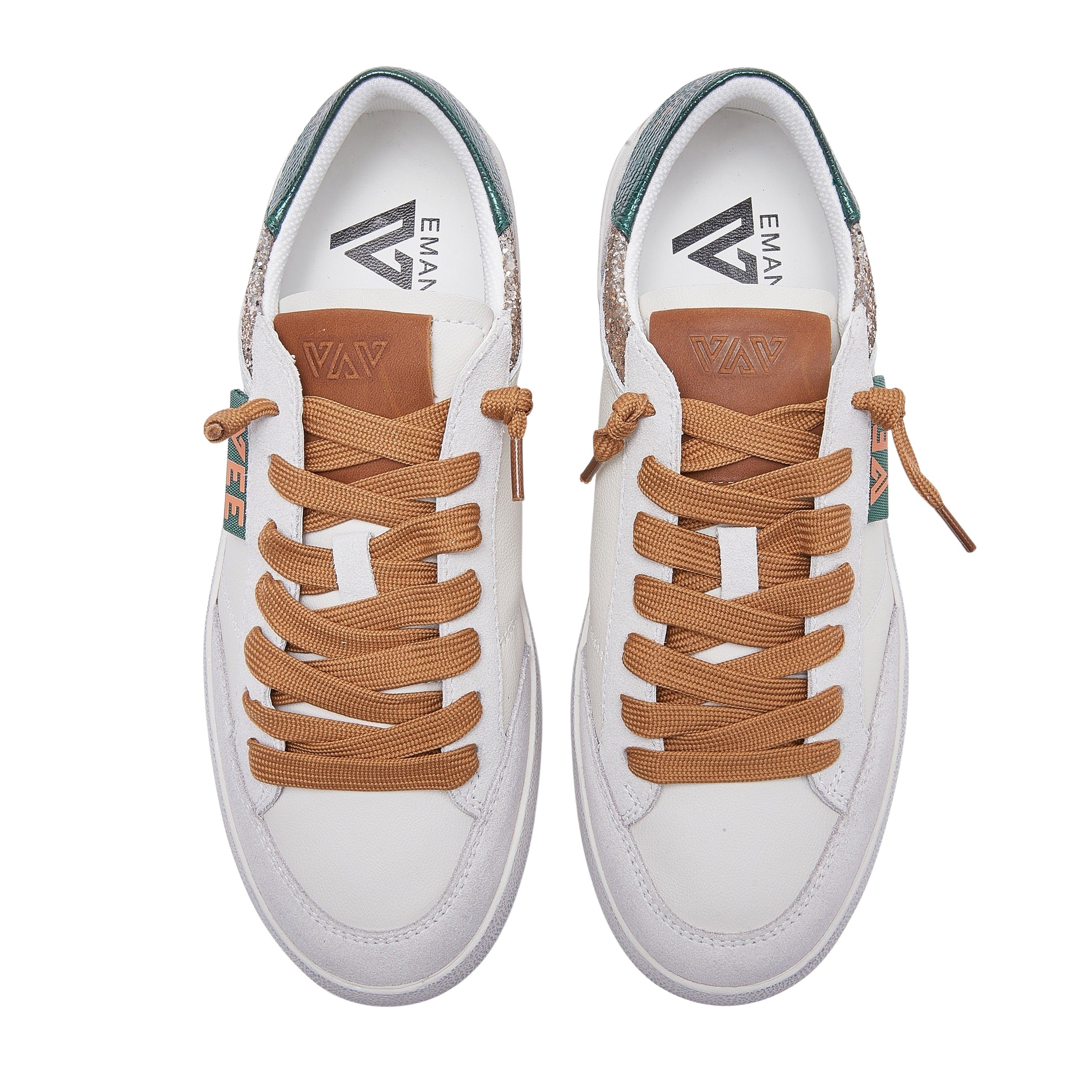 Olivia Emanuelle Vee women's sneakers featuring stylish design, white color, and casual comfort for everyday wear.