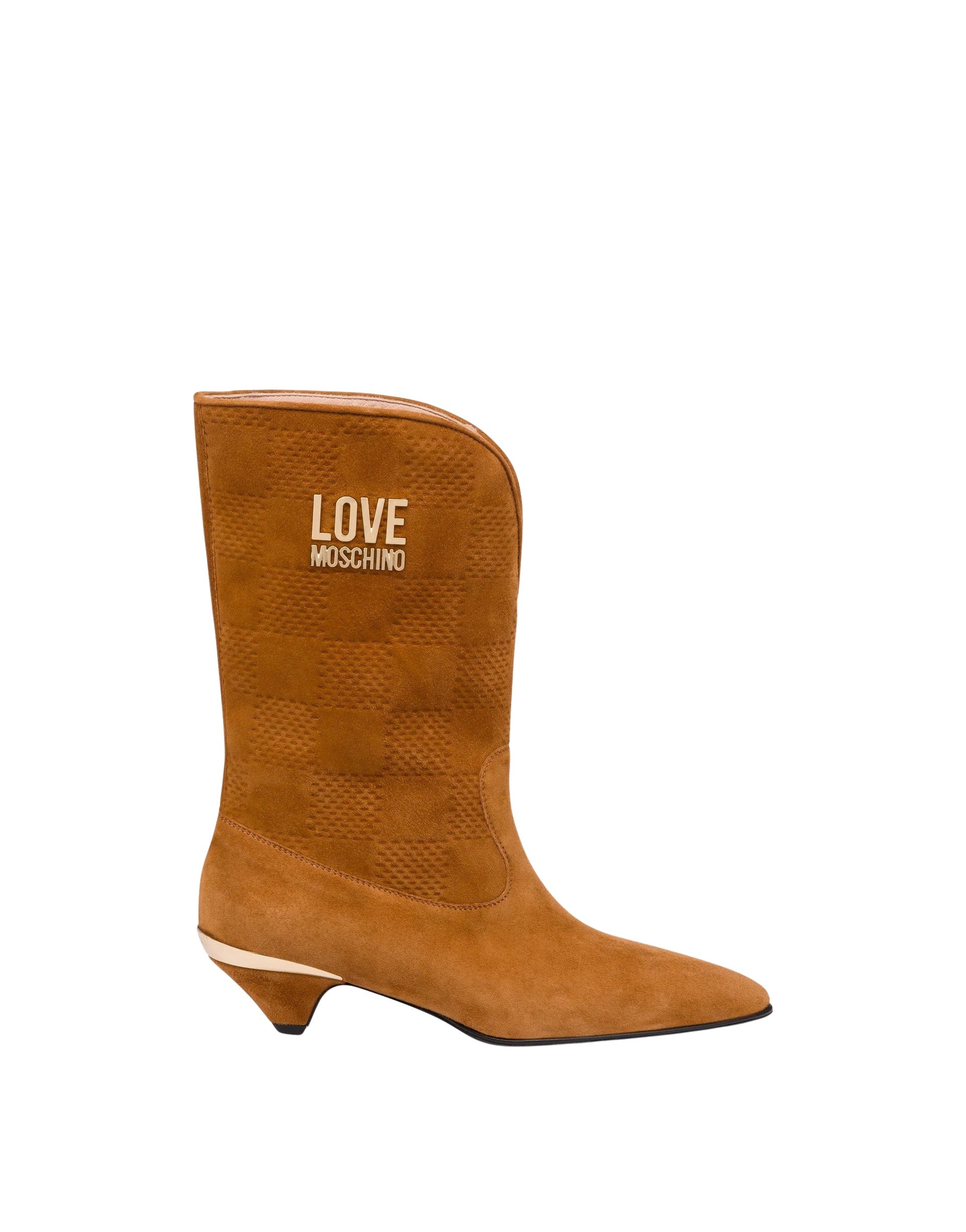 Stivaletti in suede Love Moschino - MYLILLY