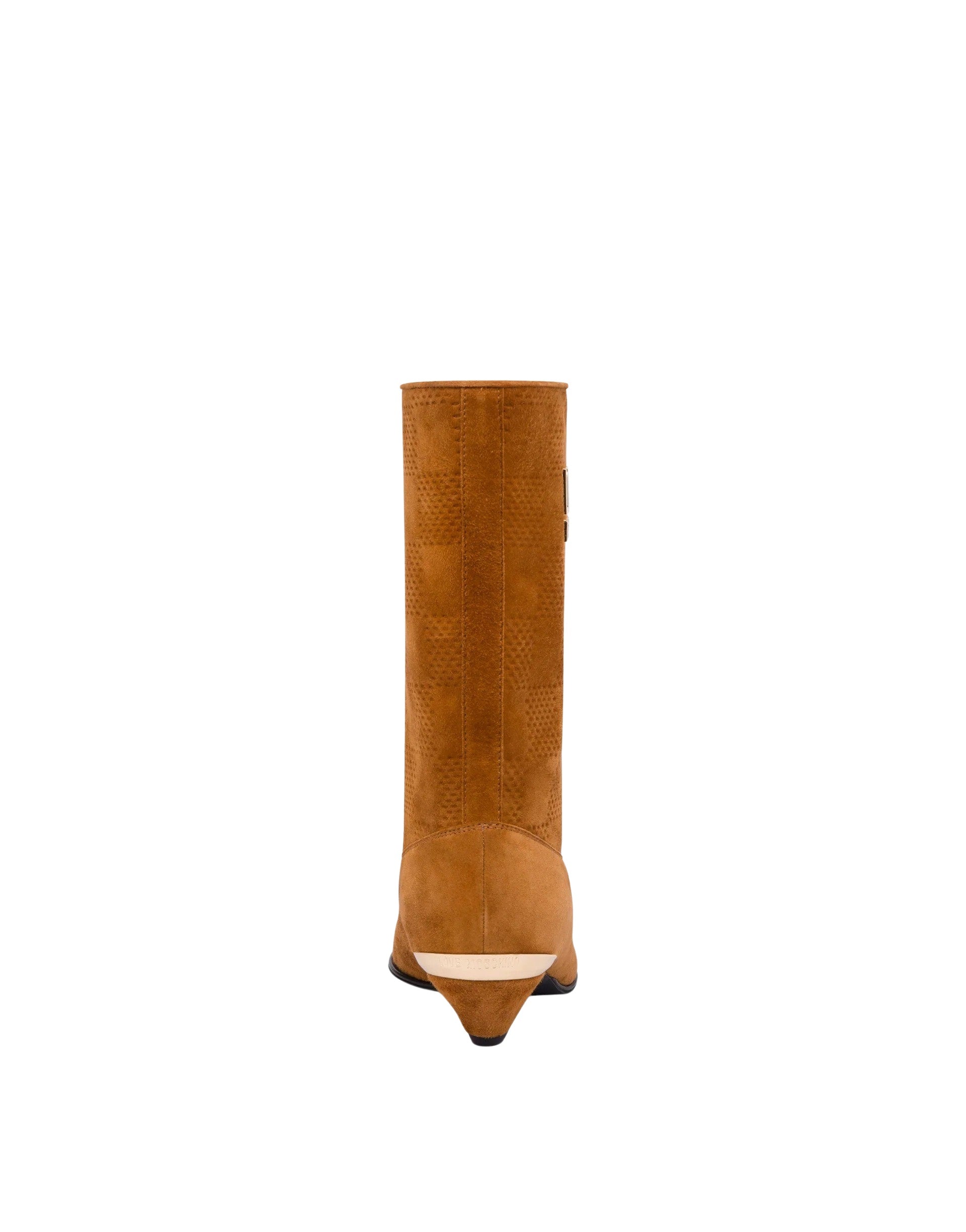 Stivaletti in suede Love Moschino - MYLILLY