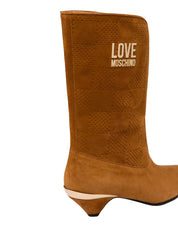Stivaletti in suede Love Moschino - MYLILLY