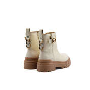 Pinko Mia pink ankle boots with chunky heels and stylish design, perfect for women's fashion and versatile wear.