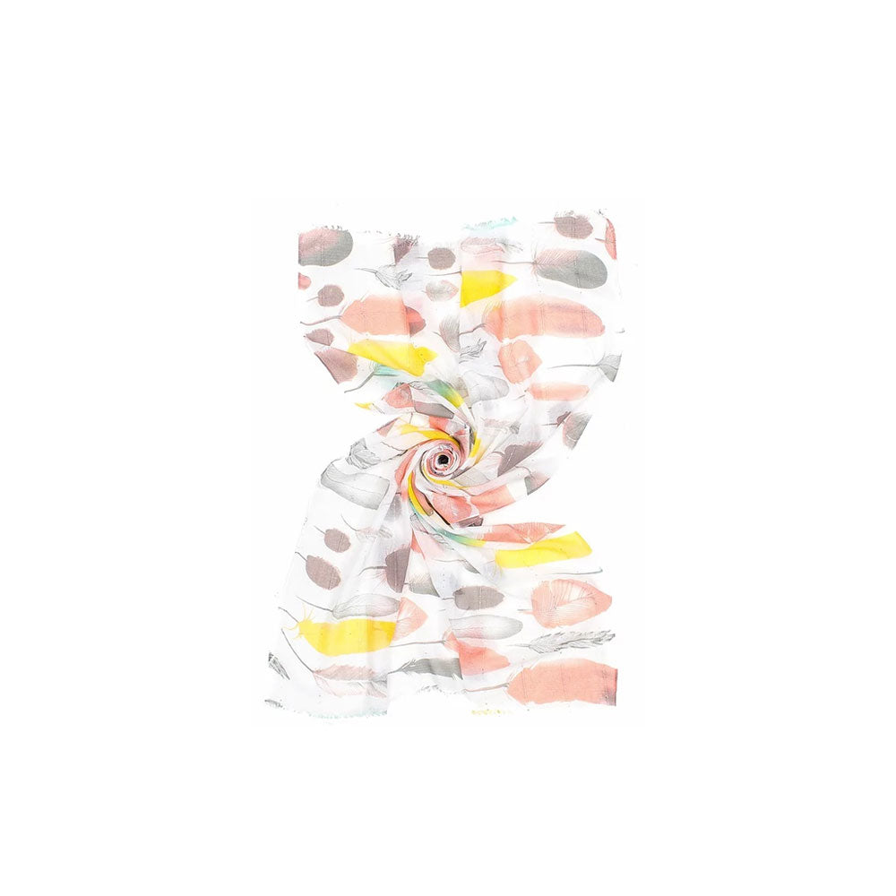 Stola Stampa Piuma e Paillettes Ayfee - MYLILLY