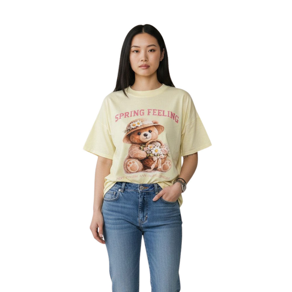 Vicolo cotton spring teddy t-shirt