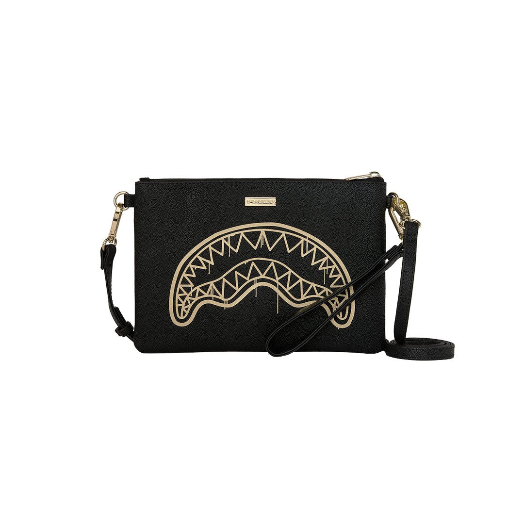 That Gold Drap Crossbody Pouchette Sprayground - MYLILLY