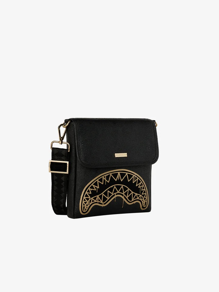 That Gold Drap Messenger Sling Sprayground - MYLILLY