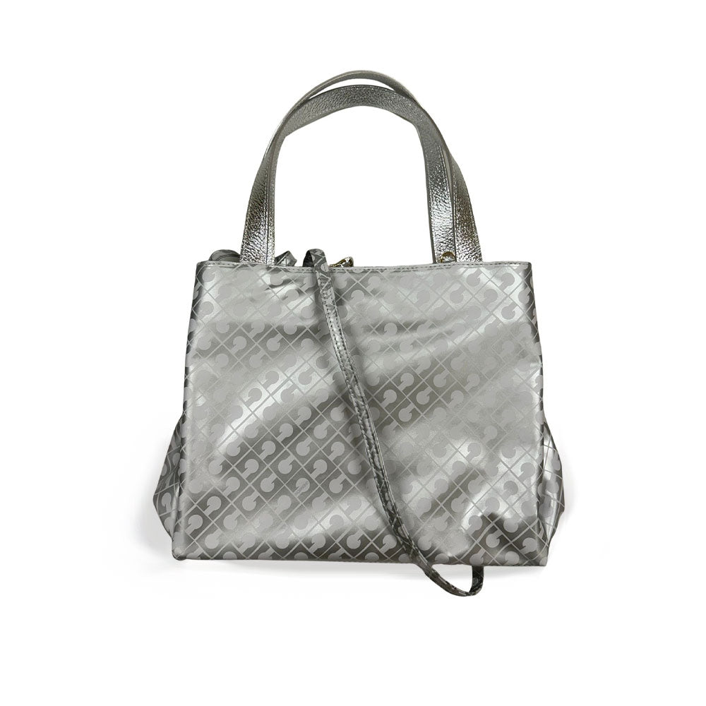 Small Gherardini top handle bag with structured design and elegant leather finish, ideal for stylish women’s accessories.