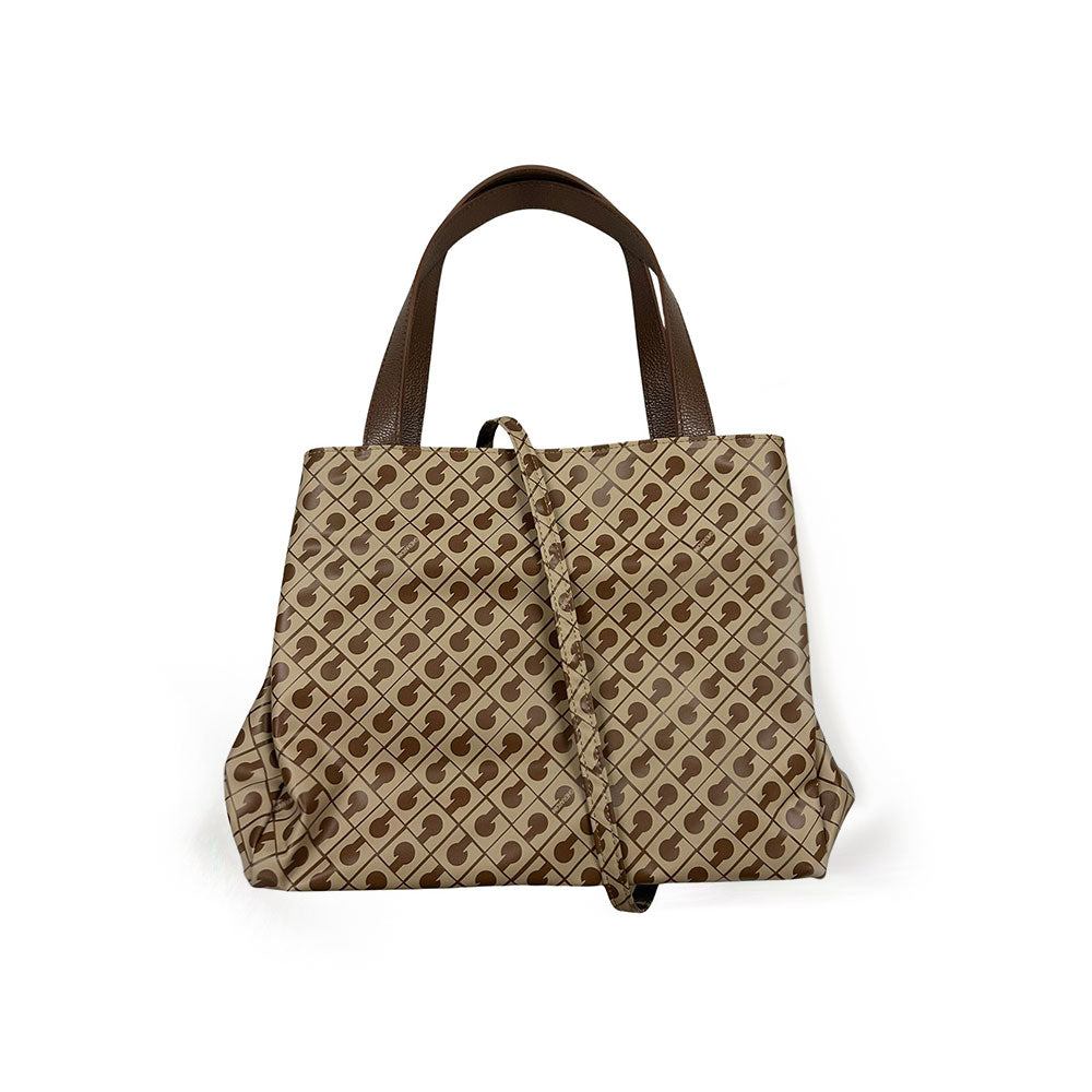 Small Gherardini top handle bag in leather with structured design and top handle, suitable for stylish women's hand carry.
