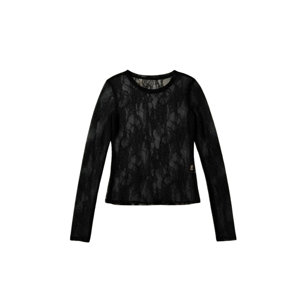 Long-sleeve Vicolo women's top in soft fabric, featuring a fitted silhouette and stylish design.