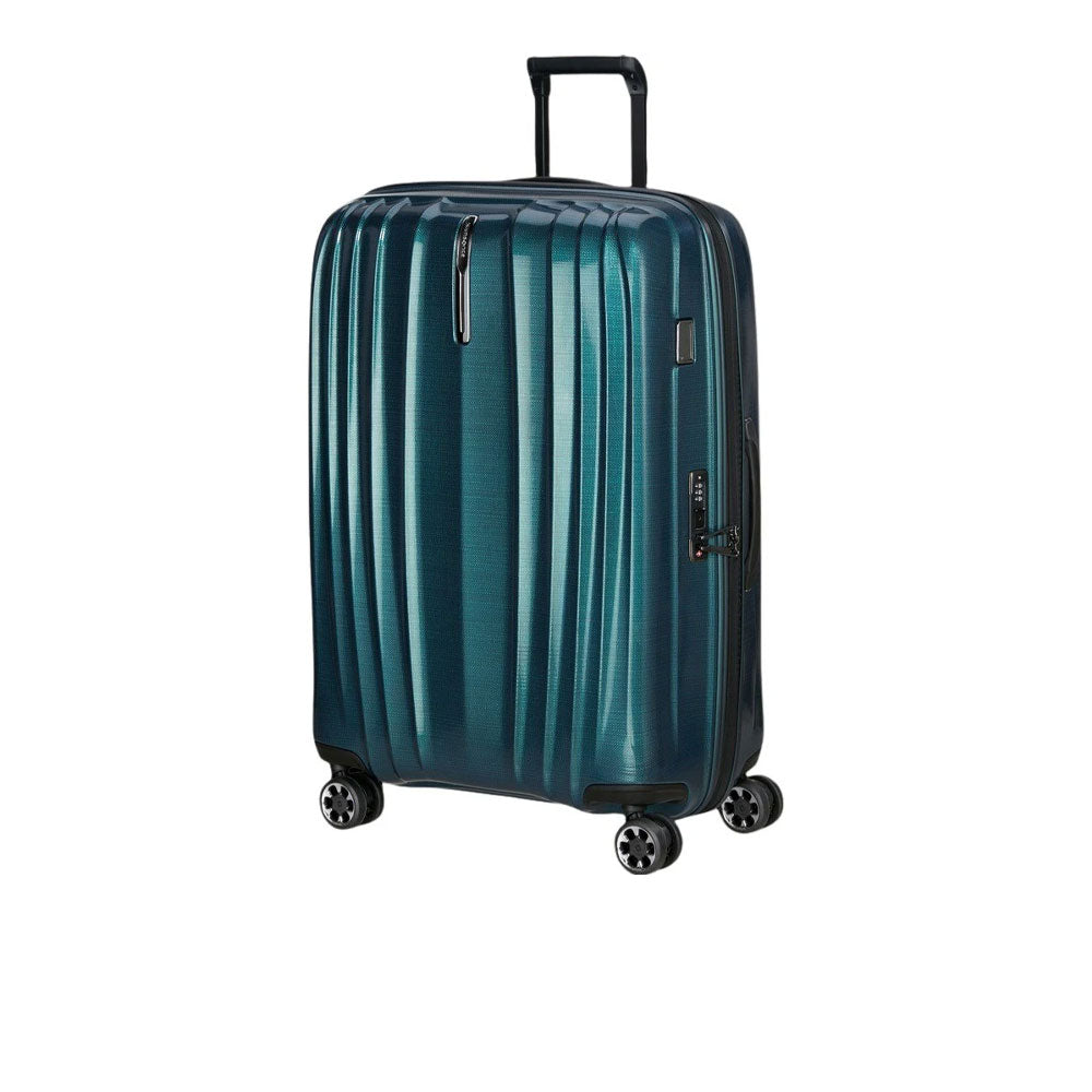 Large Samsonite Nexis Exp trolley, unisex travel luggage with durable exterior and multiple compartments for convenient packing.