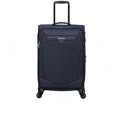 Large American Tourister Summerride Spinner Trolley with expandable feature, unisex travel accessory, sturdy and stylish for trips.