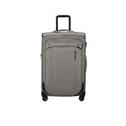Samsonite medium expandable trolley, unisex travel accessory with sturdy wheels and telescoping handle, in black.