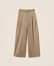 Pantaloni a palazzo in raso opaco Twinset