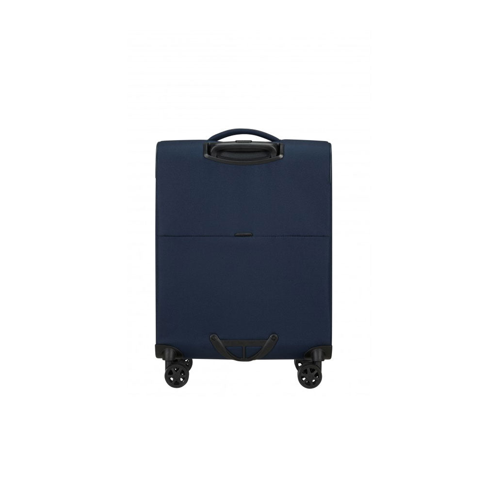 Samsonite Cabin Trolley Litebeam Viaggio luggage with four wheels and telescoping handle, lightweight travel suitcase.