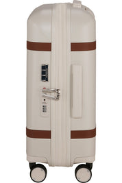 Samsonite cabin trolley bag for travel, unisex design with durable wheels and compact size, ideal for carry-on luggage.