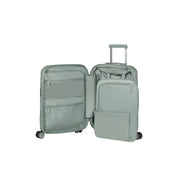Samsonite cabin trolley bag, unisex travel luggage with hard shell, compact design, suitable for carry-on and short trips.
