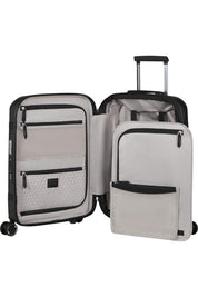 Samsonite cabin trolley bag, unisex travel accessory with sturdy handle and wheels, designed for carry-on luggage.