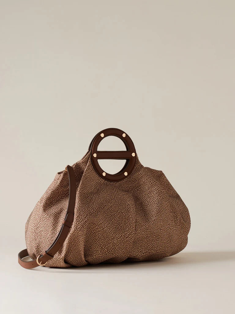 Vis a Vis Bowler Bag Medium Borbonese - MYLILLY