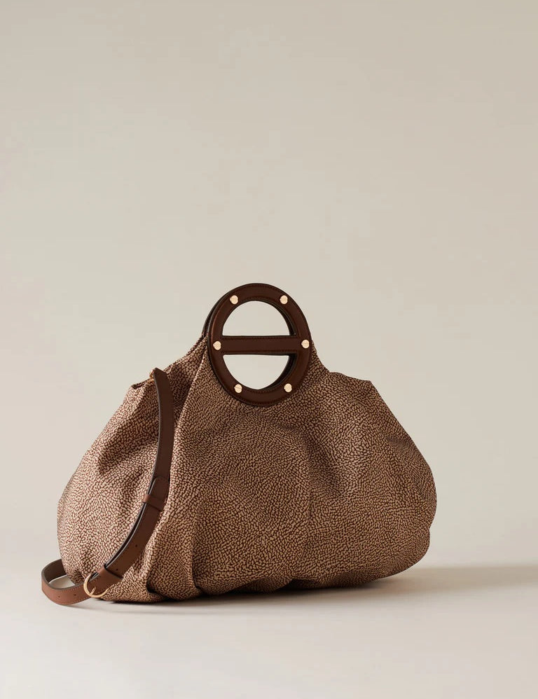 Vis a Vis Bowler Bag Medium Borbonese - MYLILLY