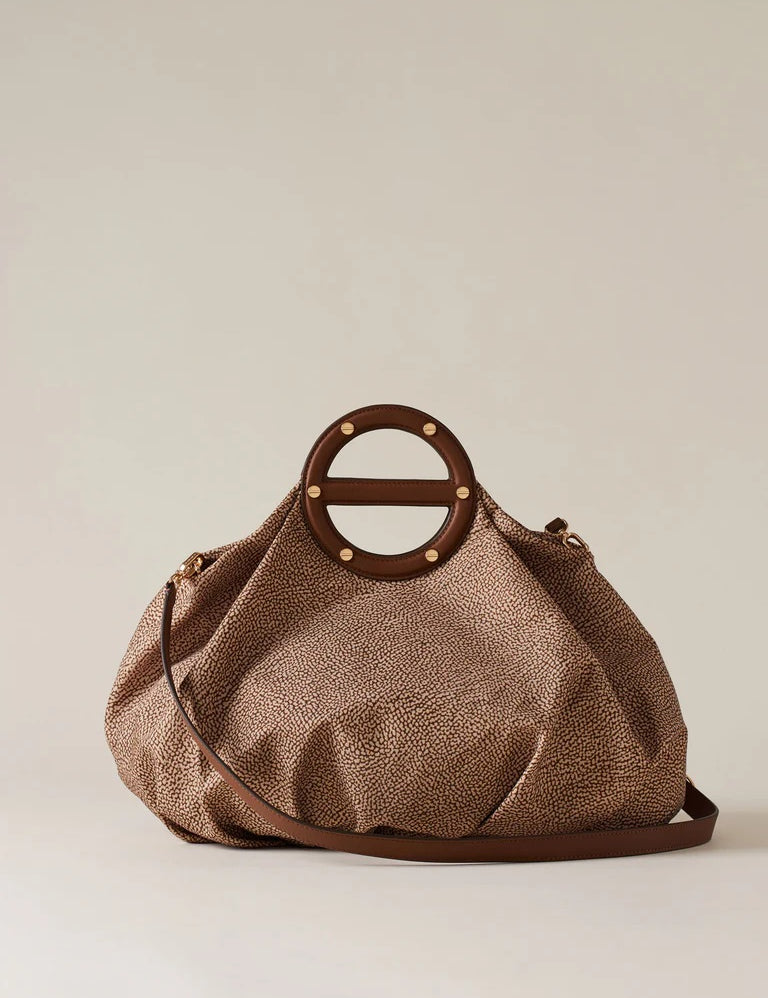 Vis a Vis Bowler Bag Medium Borbonese - MYLILLY