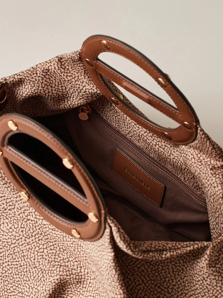 Vis a Vis Bowler Bag Medium Borbonese - MYLILLY